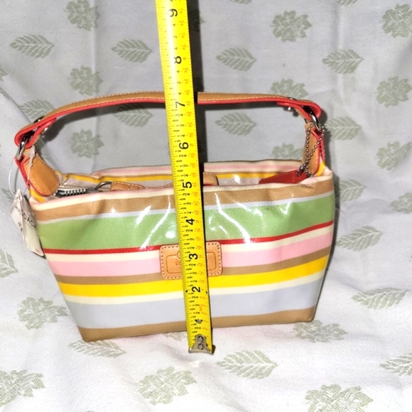 Coach 2005 Limited Ed. Y2K Colorful Stripe Demi Bag NWT - Picture 8 of 10